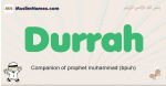Durrah muslim boys name and meaning, islamic boys name Durrah