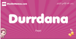 Durrdana arabic girls name and meaning, muslim girl name Durrdana