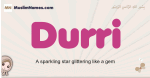 Durri muslim girls name and meaning, islamic girls name Durri