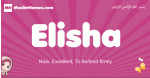 Elisha arabic girls name and meaning, muslim girl name Elisha