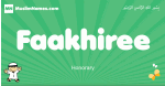 Faakhiree arabic boys name and meaning, quranic boys name Faakhiree