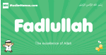 Fadlullah arabic boys name and meaning, quranic boys name Fadlullah