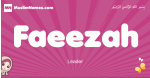 Faeezah arabic girls name and meaning, muslim girl name Faeezah