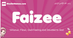 Faizee arabic girls name and meaning, quranic girls name Faizee