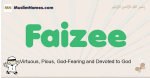 Faizee muslim boys name and meaning, islamic boys name Faizee