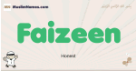 Faizeen muslim boys name and meaning, islamic boys name Faizeen