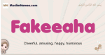 Fakeeaha muslim girls name and meaning, islamic girls name Fakeeaha