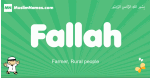 Fallah arabic boys name and meaning, quranic boys name Fallah