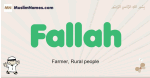 Fallah muslim boys name and meaning, islamic boys name Fallah