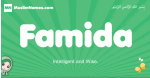 Famida arabic girl name and meaning, quranic girls name Famida