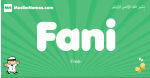 Fani arabic boys name and meaning, quranic boys name Fani