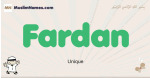 Fardan muslim boys name and meaning, islamic boys name Fardan