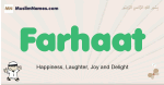 Farhaat muslim boys name and meaning, islamic boys name Farhaat