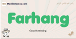 Farhang muslim boys name and meaning, islamic boys name Farhang