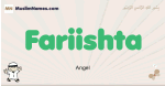 Fariishta muslim boys name and meaning, islamic boys name Fariishta