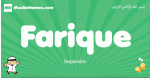 Farique arabic boys name and meaning, quranic boys name Farique