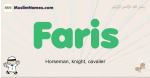 Faris muslim boys name and meaning, islamic boys name Faris