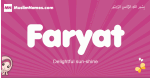 Faryat arabic girls name and meaning, muslim girl name Faryat