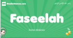 Faseelah arabic girl name and meaning, quranic girls name Faseelah