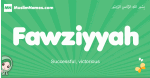 Fawziyyah arabic girl name and meaning, quranic girls name Fawziyyah
