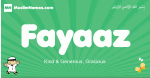 Fayaaz arabic boys name and meaning, quranic boys name Fayaaz