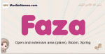 Faza muslim girls name and meaning, islamic girls name Faza