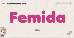 Femida muslim girls name and meaning, islamic girls name Femida