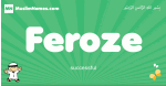 Feroze arabic boys name and meaning, quranic boys name Feroze