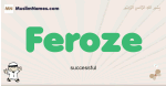 Feroze muslim boys name and meaning, islamic boys name Feroze