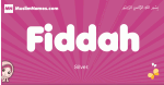 Fiddah arabic girls name and meaning, quranic girls name Fiddah