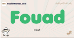 Fouad muslim boys name and meaning, islamic boys name Fouad