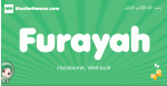 Furayah arabic girl name and meaning, quranic girls name Furayah