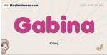 Gabina muslim girls name and meaning, islamic girls name Gabina