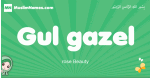 Gul-gazel arabic girl name and meaning, quranic girls name Gul-gazel