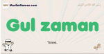 Gul-zaman muslim boys name and meaning, islamic boys name Gul-zaman