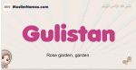 Gulistan muslim girls name and meaning, islamic girls name Gulistan