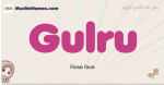 Gulru muslim girls name and meaning, islamic girls name Gulru