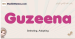 Guzeena muslim girls name and meaning, islamic girls name Guzeena