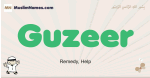 Guzeer muslim boys name and meaning, islamic boys name Guzeer