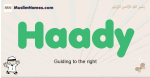 Haady muslim boys name and meaning, islamic boys name Haady