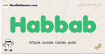 Habbab muslim boys name and meaning, islamic boys name Habbab