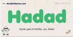 Hadad muslim boys name and meaning, islamic boys name Hadad