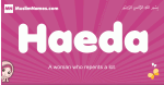 Haeda arabic girls name and meaning, muslim girl name Haeda
