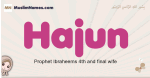 Hajun muslim girls name and meaning, islamic girls name Hajun