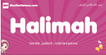 Halimah arabic girls name and meaning, muslim girl name Halimah