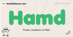 Hamd muslim boys name and meaning, islamic boys name Hamd