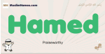 Hamed muslim boys name and meaning, islamic boys name Hamed