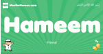 Hameem arabic boys name and meaning, quranic boys name Hameem