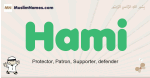 Hami muslim boys name and meaning, islamic boys name Hami
