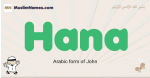Hana muslim boys name and meaning, islamic boys name Hana